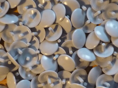 Abdeckkappen Lichtgrau 15/2,5 für Schrauben mit Kopfloch - 50 Stück