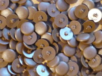 Abdeckkappen InnenStern Gr.20 hellbraun - 50 Stück