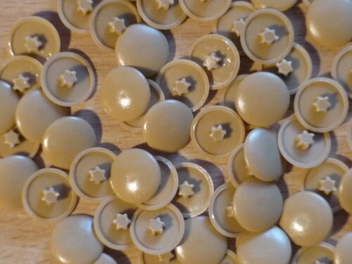 Abdeckkappen InnenStern Gr.40 eiche / hell  - 10 Stück