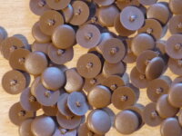 Abdeckkappen InnenStern Gr.20 nussbaum - 50 Stück