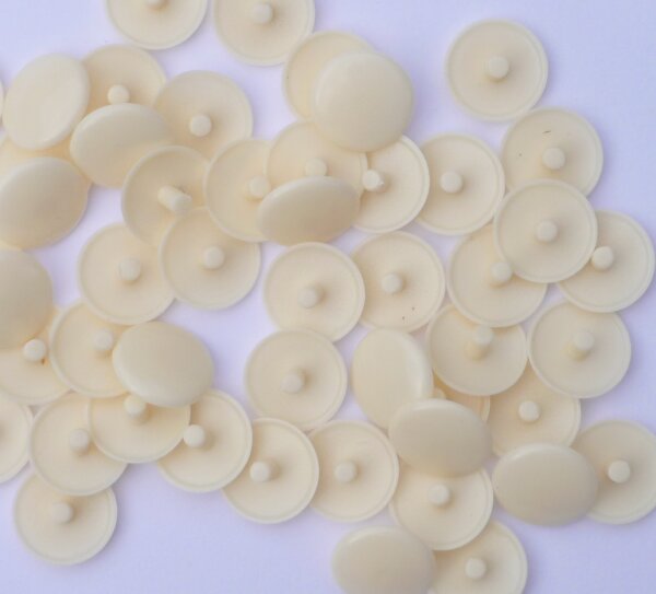 Abdeckkappen hellbiege 12/2,4 für Schrauben mit Kopfloch 50 Stück