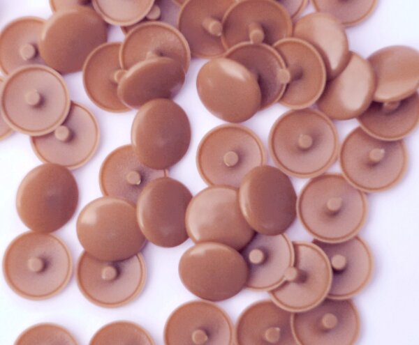 Abdeckkappen buche 718 12/2,4 für Schrauben mit Kopfloch 50 Stück