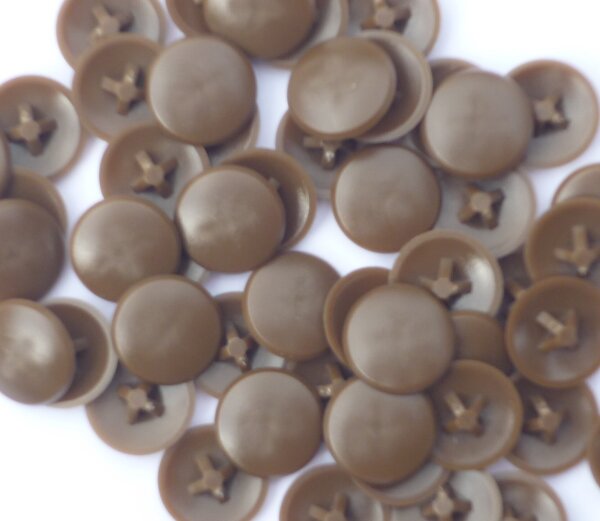 Abdeckkappen PZ 2 eiche rustikall - 50 Stück