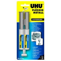 UHU FLÜSSIGMETALL, Doppelkammerspritze 24ml