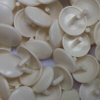 Abdeckkappen Reinweiß RAL 9010 15/2,5 für...