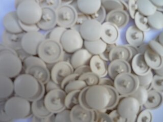 Abdeckkappen PZ 2 Creme - 50 Stück