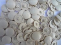 Abdeckkappen PZ 2 Creme - 50 Stück