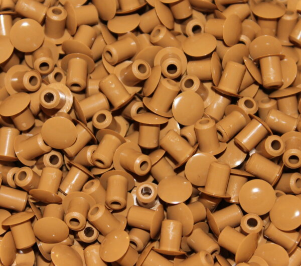 Stopfen Zapfen Ø5mm AussenØ 8mm - Eiche Hell - 10 St.