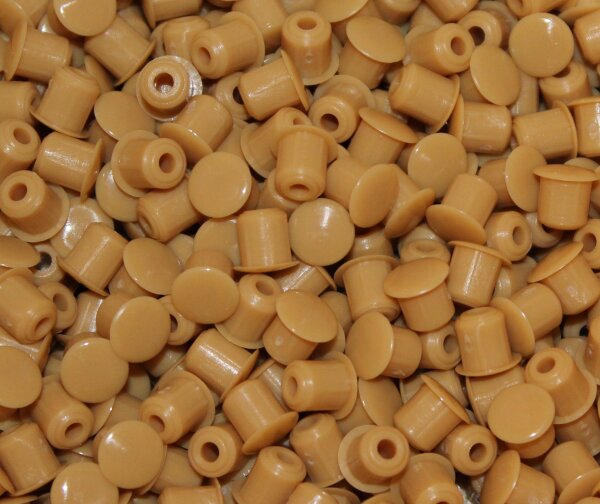 Stopfen Zapfen Ø5mm AussenØ 8mm - Biege - 10 St.