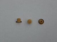 Zapfen 6mm AussenØ 8mm - Biege - 50 St.