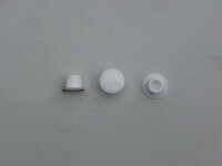 Stopfen Zapfen Ø8mm AussenØ 13mm - weiss -...