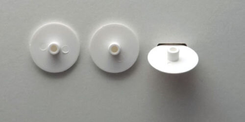 SW 4 grosser AussenØ18mm Abdeckkappen für Innensechskant Reinweiss RAL 9010 - 50 Stück