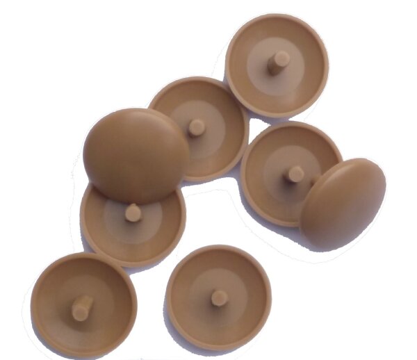 Abdeckkappen Braunbiege 18/3,0  für Schrauben mit Kopfloch - 25 Stück