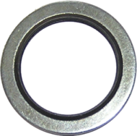 16x24x1,5 -Dichtring Fordl Stahl mit Gummilippe innen...