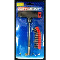 Schraubendreher T + 12 auswechselbare Spitzen