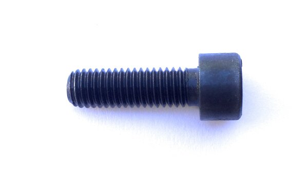 M6x20 Zylinderschrauben mit Innensechskant DIN 912 Kl.12.9 - schwarz blank - 25 Stück