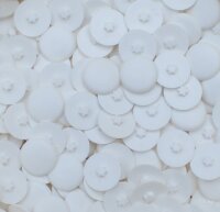 Abdeckkappen InnenStern Gr.25/15 Weiss - 50 Stück