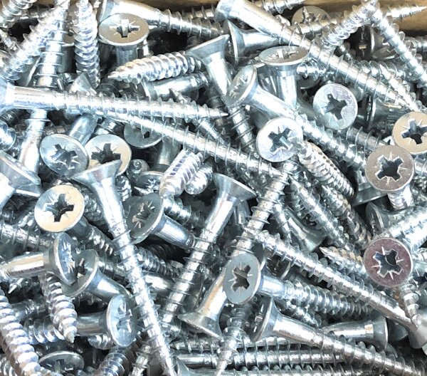 4,5x40 Senkkopf mit Kopflochbohrung VG verzinkt 500 Stück