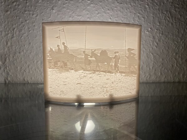 Eisenfiguren auf dem Alto del Perdon bei Pamplona