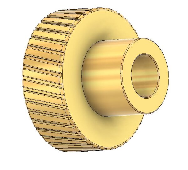 5 StückRändelschrauben für M8 Schrauben DIN 933 aus dem 3D Drucker PLA