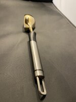 Eislöffel mit vergoldetem Löffel 24 Karat Gold überzogen
