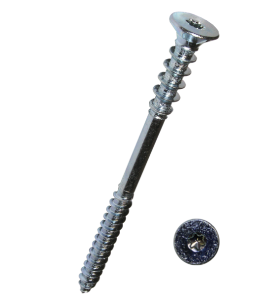 6,0x130 Justierschrauben verzinkt Tx25 100St.